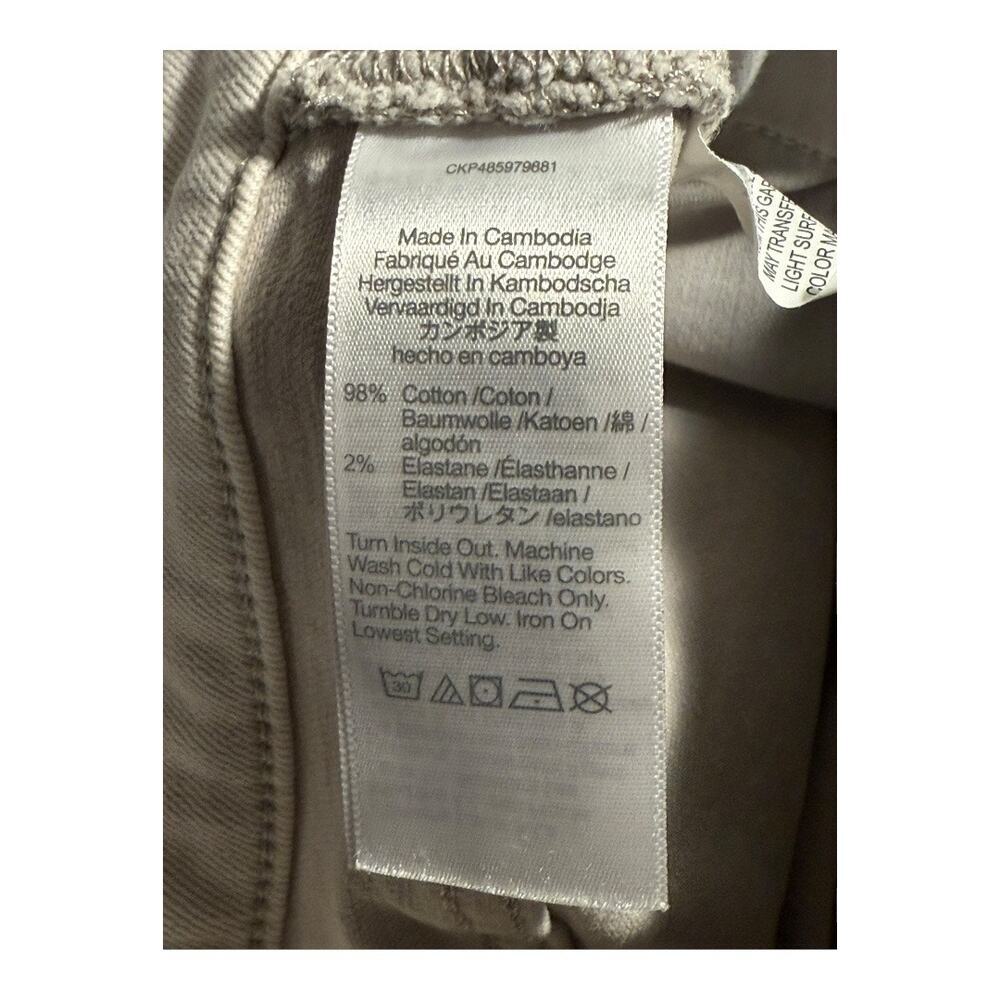 Madewell Size 4 (26) The Perfect Vintage Wide-Leg Crop Jean Stone Denim - Picture 8 of 10